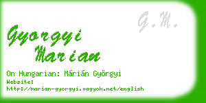 gyorgyi marian business card